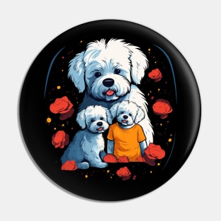 Bichon Frise Fathers Day Pin