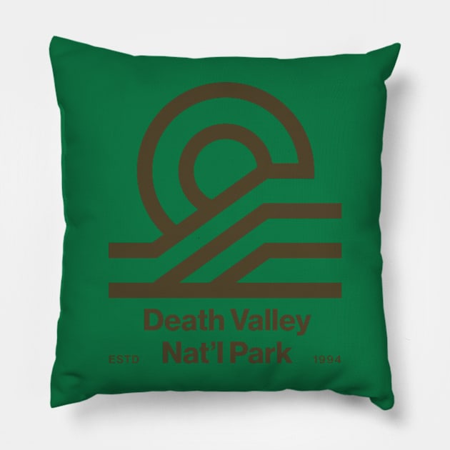 Death Valley Nat'l Park Pillow by vellelestari