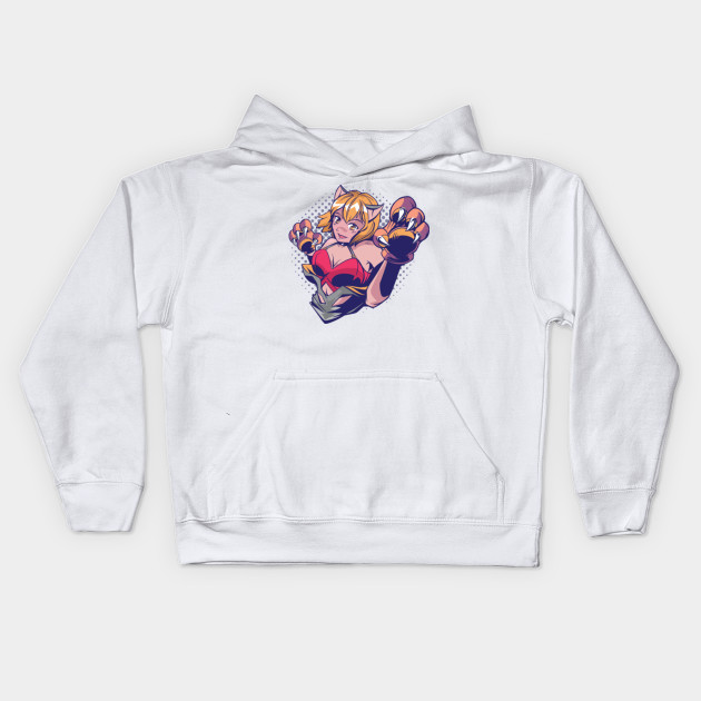 Anime Paw Girl Anime Paw Girl Kids Hoodie Teepublic