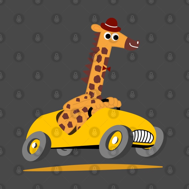 Go, Giraffe. Go! by The Lemon Stationery & Gift Co