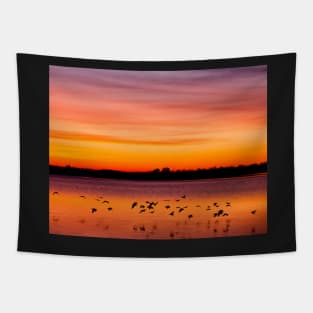 Red Dawn Tapestry