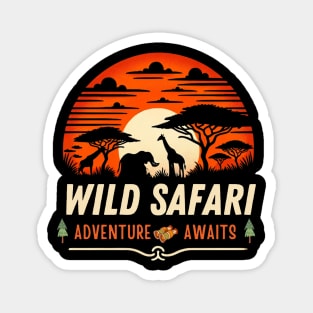 Safari Adventure Graphic Magnet