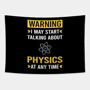 Warning Physics Physicist Tapestry