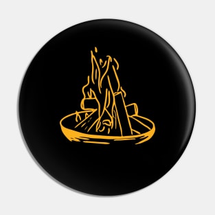 Soul On Fire Campfire Gift For Outdoor Lovers Pin