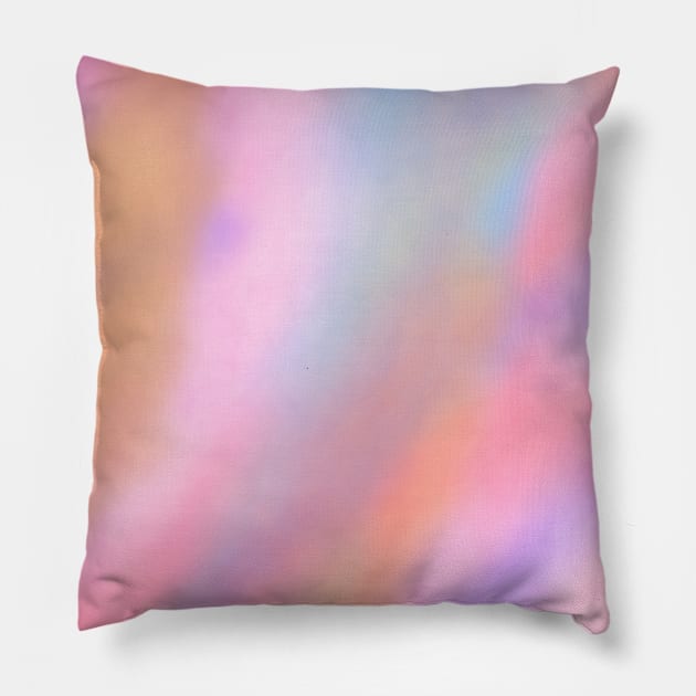 Cotton Candy Sky Pillow by JadeGair