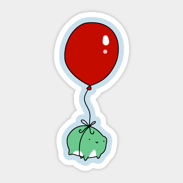 Balloon Frog - Frog - Sticker