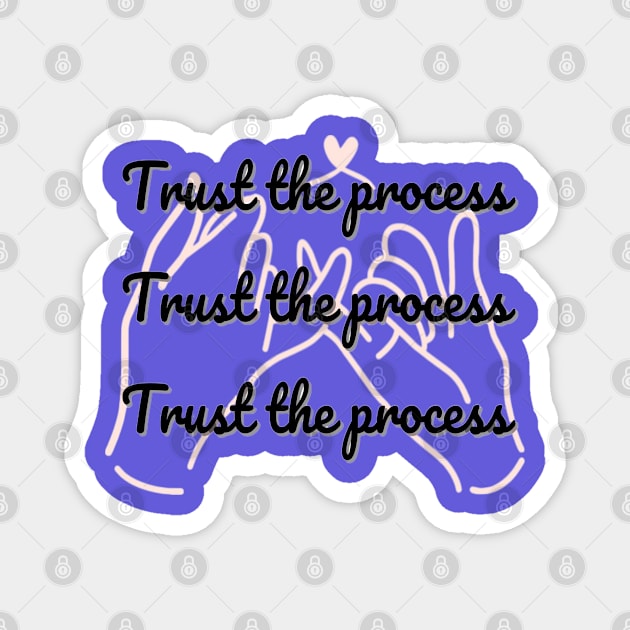 Trust the Process Magnet by Naturally Divine Goddess Tarot