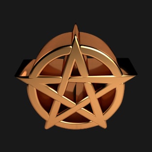 3D Pentagram - Bronze2 T-Shirt