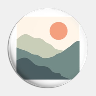 Minimal Land & Sea Pin