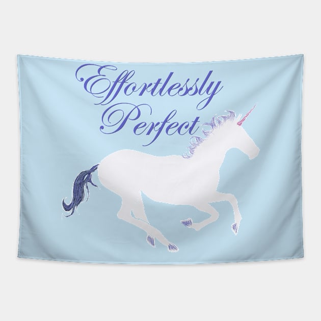 Effortlessly Perfect Pretty Unicorn Tapestry by StudioOrangeLLC