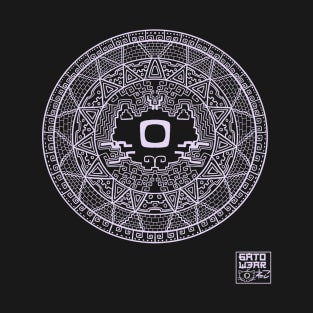 6AT0 Aztec Wheel (Lilac) T-Shirt