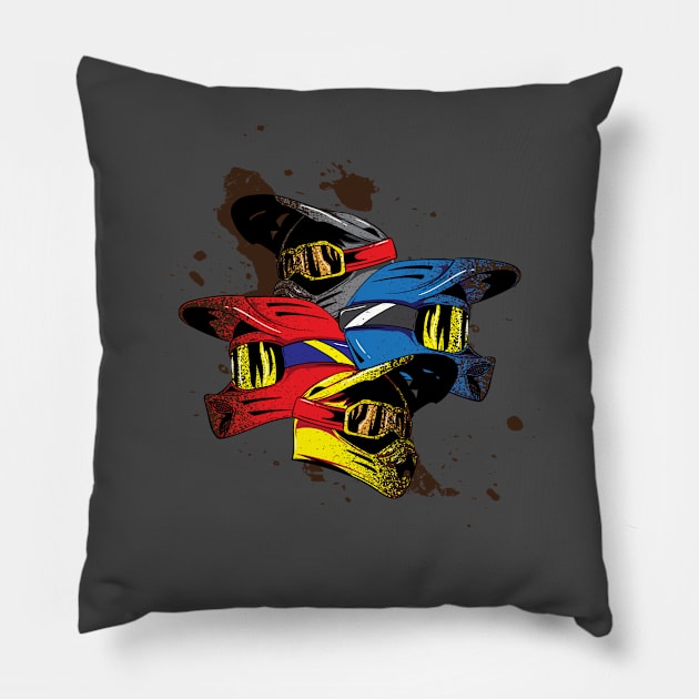 Motocross Rules Pillow by yeoys