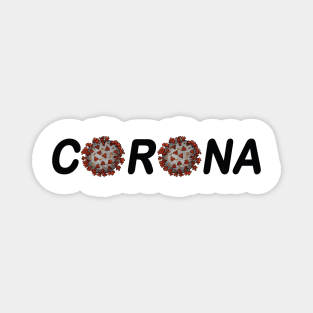 Corona virus, Covid-19 Magnet