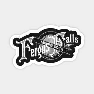 Vintage Fergus Falls, MN Magnet