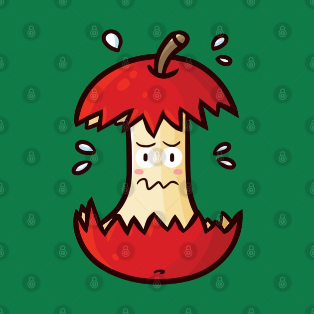 Sad Apple by Jocularity Art