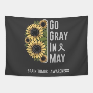 Go Gray In May Brain Tumor Awareness Tapestry