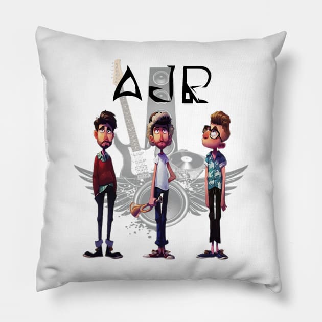 AJR MUSIC BAND Pillow by ElRyan