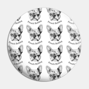Bulldog Pop Art Pin