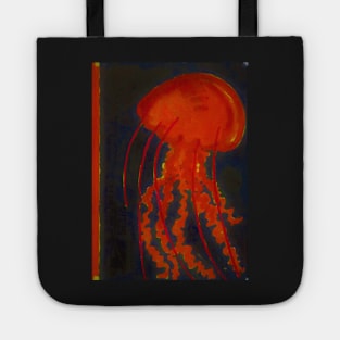 Red Jellyfish Slap Tote