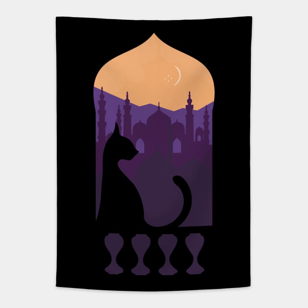 Arabian Twilight Tapestry by LordNeckbeard