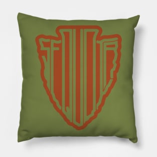 Sequoia National Park name arrowhead Pillow