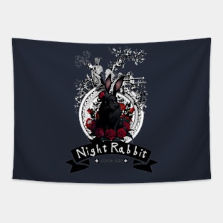 Night Rabbit Tapestry