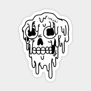 skull ice cream Magnet