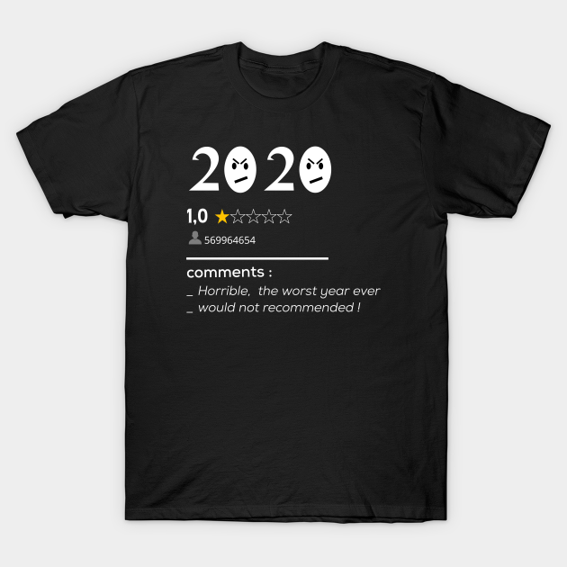 Funny 2020 sleepy - 2020 - T-Shirt