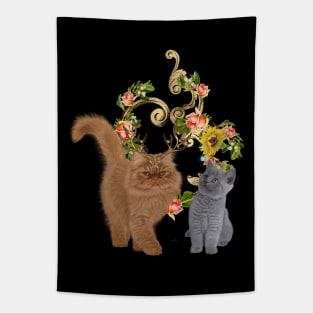 Cute little fantasy kitten Tapestry