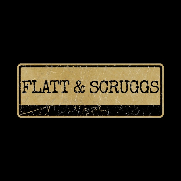 Aliska text black retro - Flatt & Scruggs by Aliska