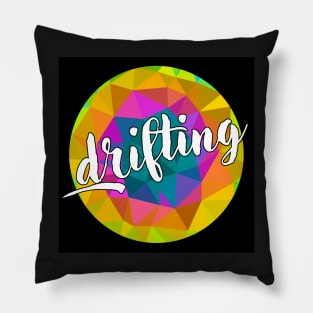 Drifting Typography Design- Dark Pillow