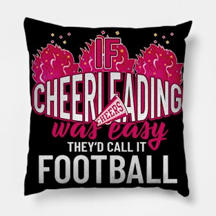 Funny Cheerleading Cheerleader Gift Pillow