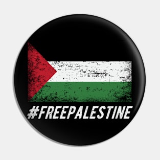 Free Palestine Stand With Palestine Save Gaza Pin