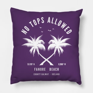 Fanore Beach, Ireland Location Pillow