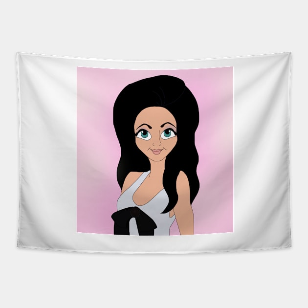 Priscilla Presley Tapestry by HyzenthlayRose