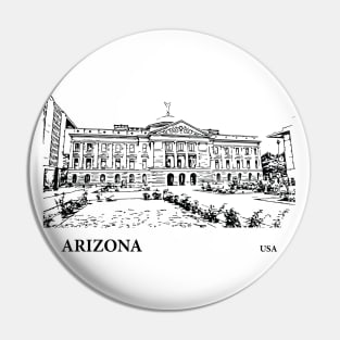 Arizona State USA Pin