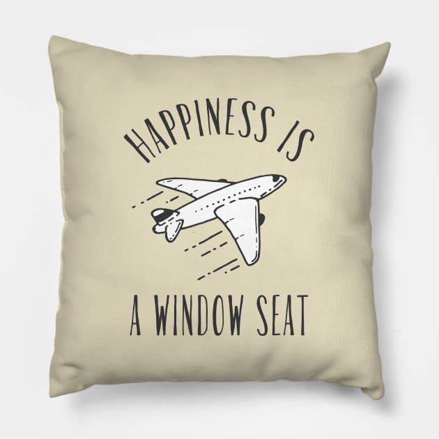 Air Travel Window Seat Pillow by karutees