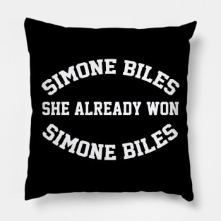 Simone Biles, She already won Pillow