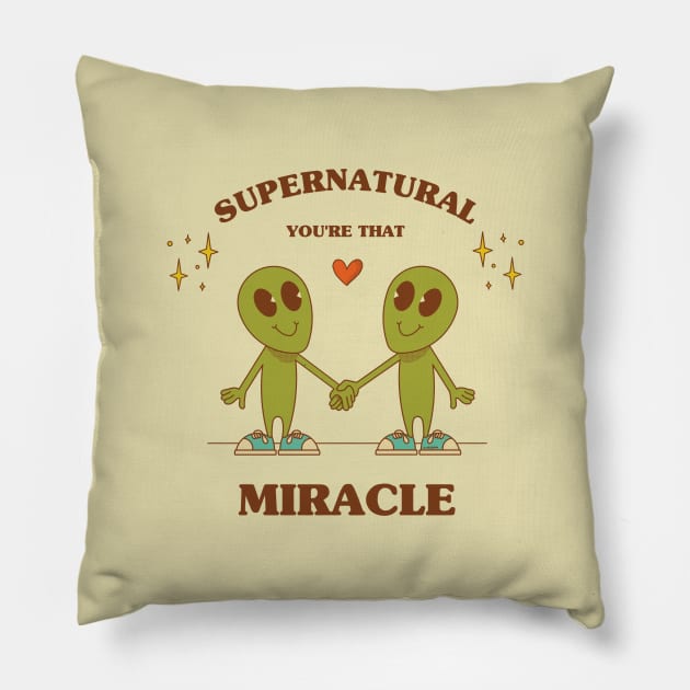 Miracle Jonies Pillow by ValentinaCariel