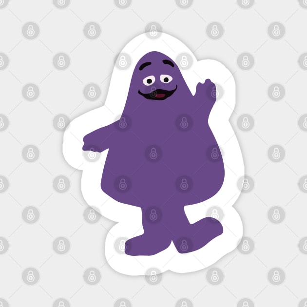 Grimace Magnet by Shit Post Hero