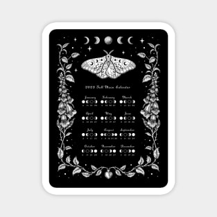 Witch Garden-2023 Full Moon Calendar Magnet