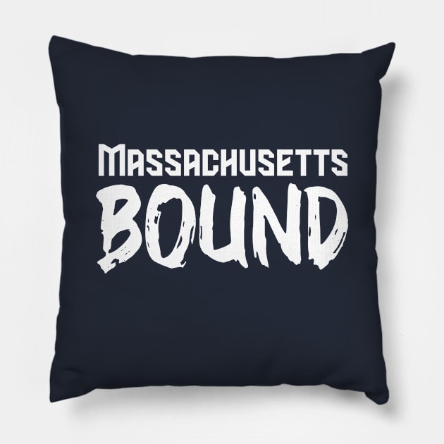 Massachusetts moving gift. Perfect present for mother dad father friend him or her Pillow by SerenityByAlex