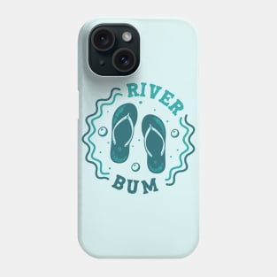 River Bum // Fun Summer Flip Flop Badge Phone Case