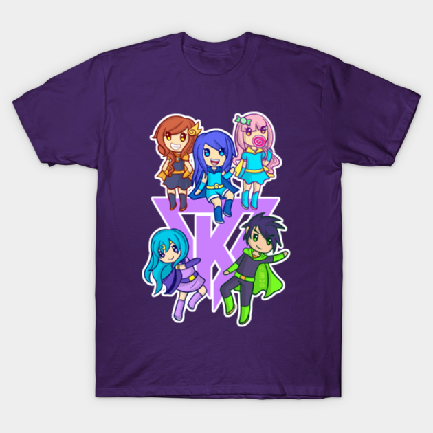 Krew Heroes K Purple - Itsfunneh - T-Shirt