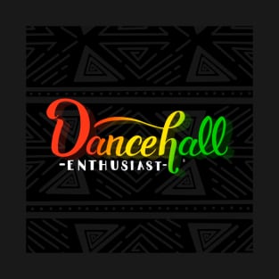 Dancehall Enthusiast Lettering Illustration T-Shirt