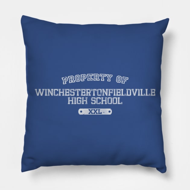 Winchestertonfieldville High School Pillow by bobbuel