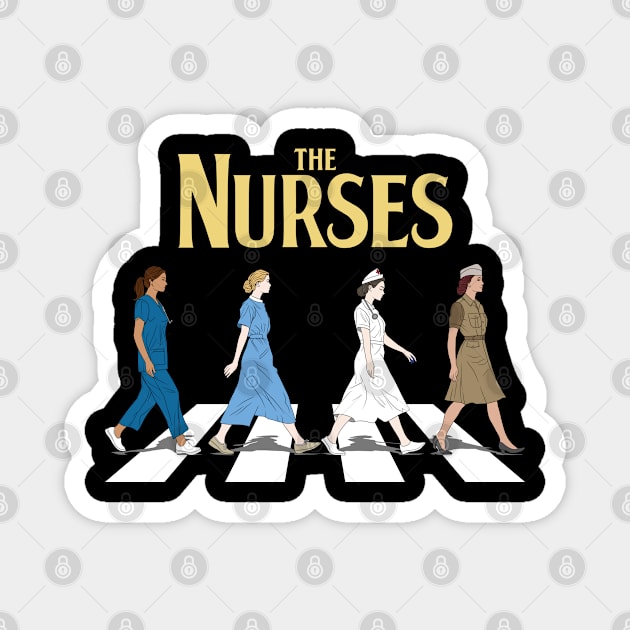 Retro Nurse Gifts Nurse Week Gifts Womens Funny Nurse Magnet by KsuAnn