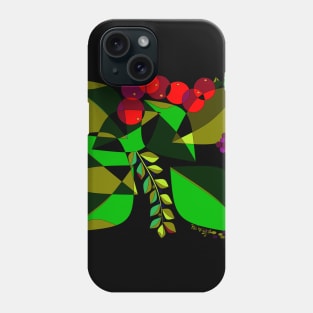 Leafs and Fruits, pomegranates, olives, grapes Phone Case