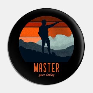 Take Control of Your Life - Retro Stoic Pin