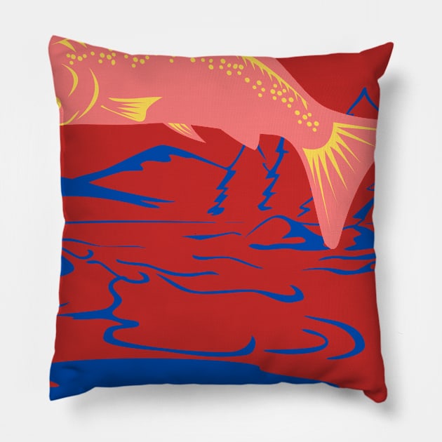 Fish Pillow by Aliz Aussi